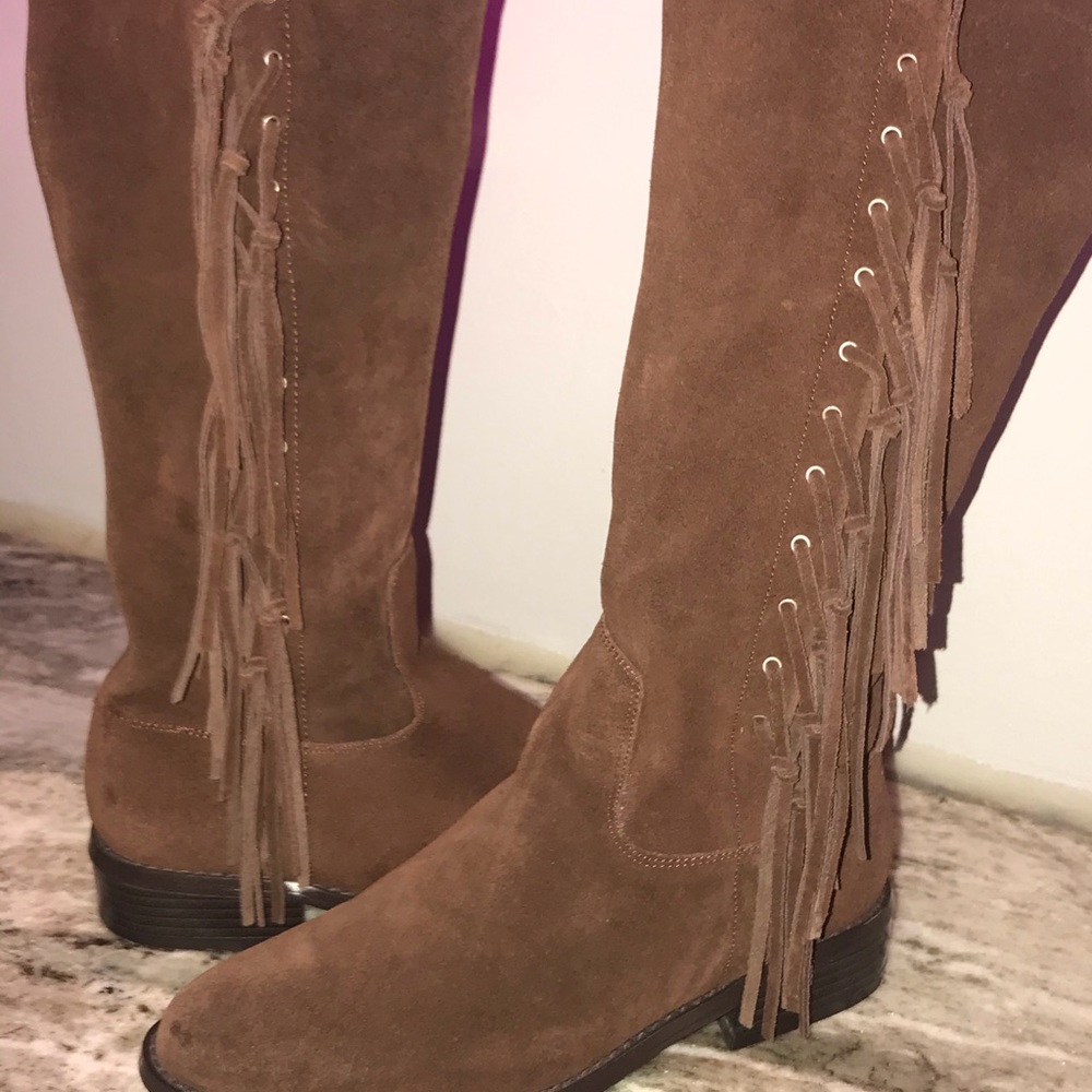 Brown Suede Boots